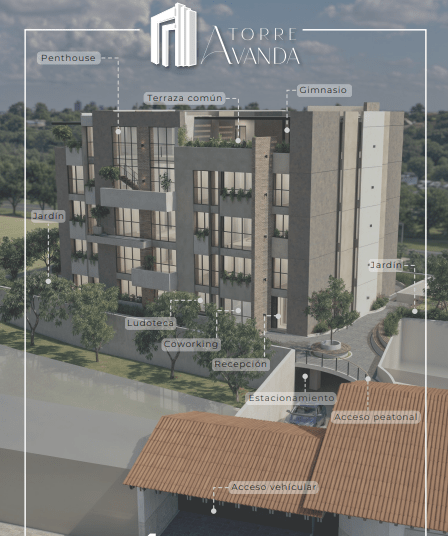 Departamento en Venta en Torre Avanda, Patzcuaro. M Inmubles, Inmobiliaria en Morelia (1)