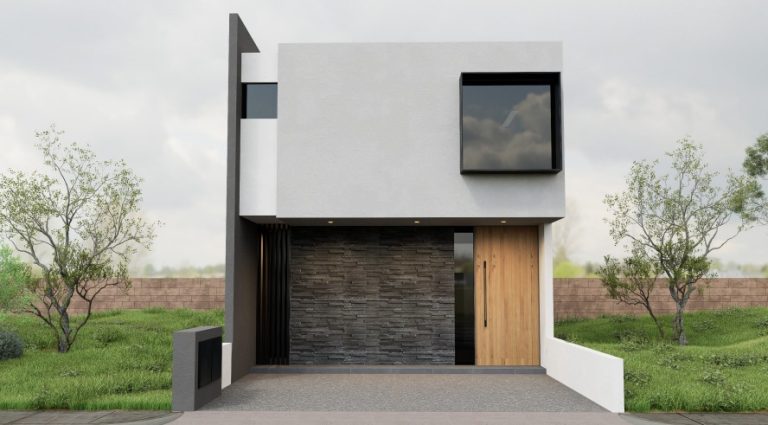 A fachada Casa Cañadas venta M Inmuebles Morelia